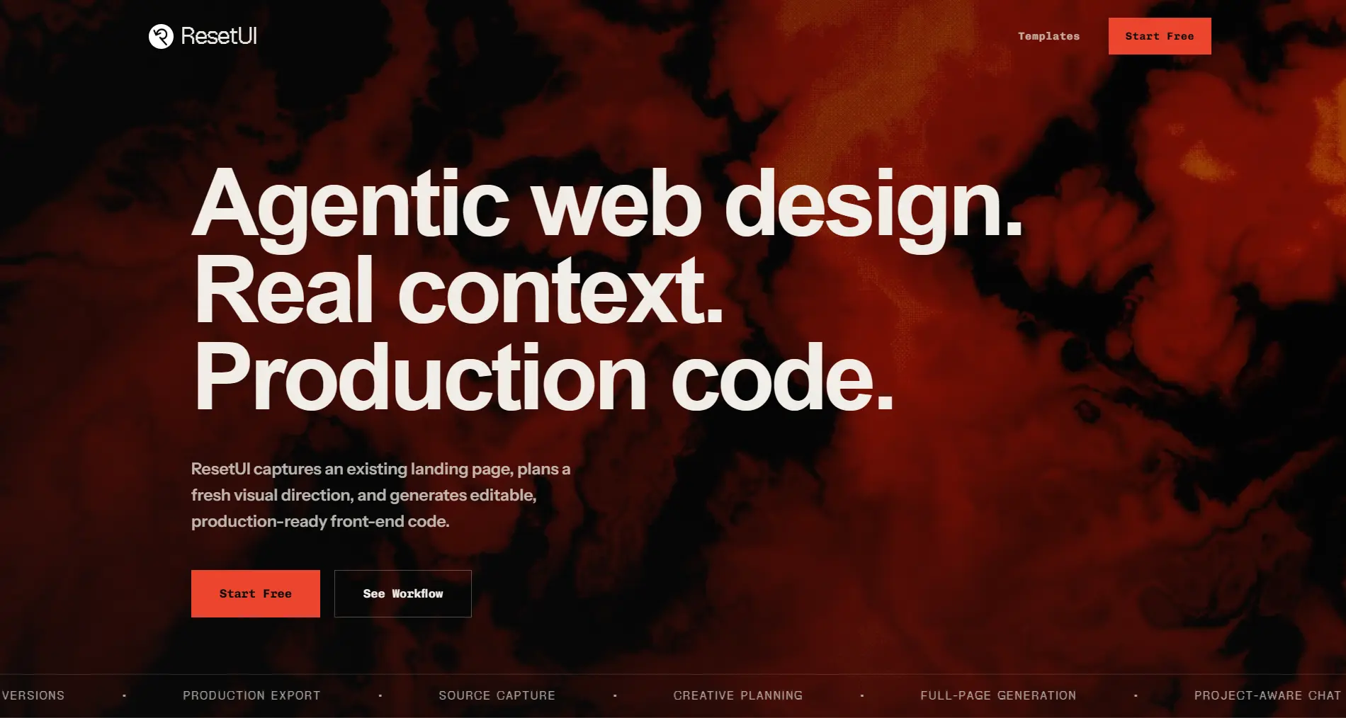 Vector — Dark premium design direction preview